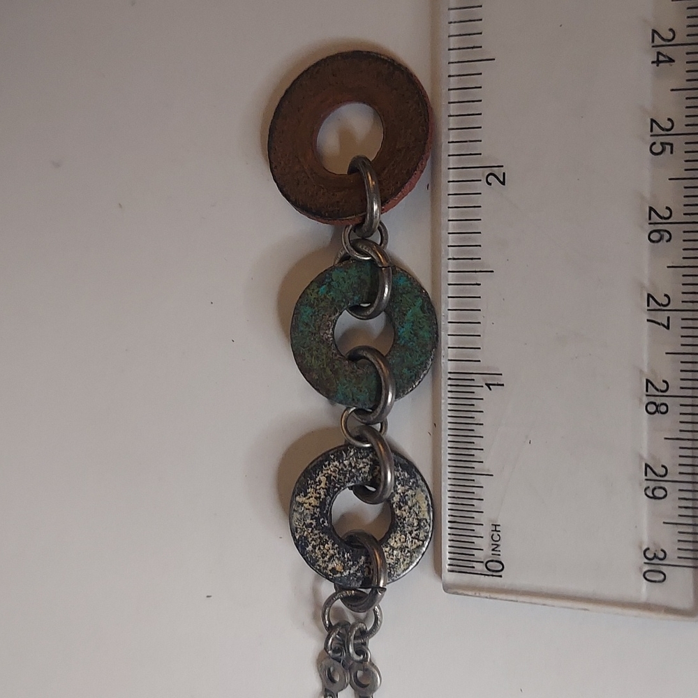 Silvertone 24" Toggle Necklace. - image 3